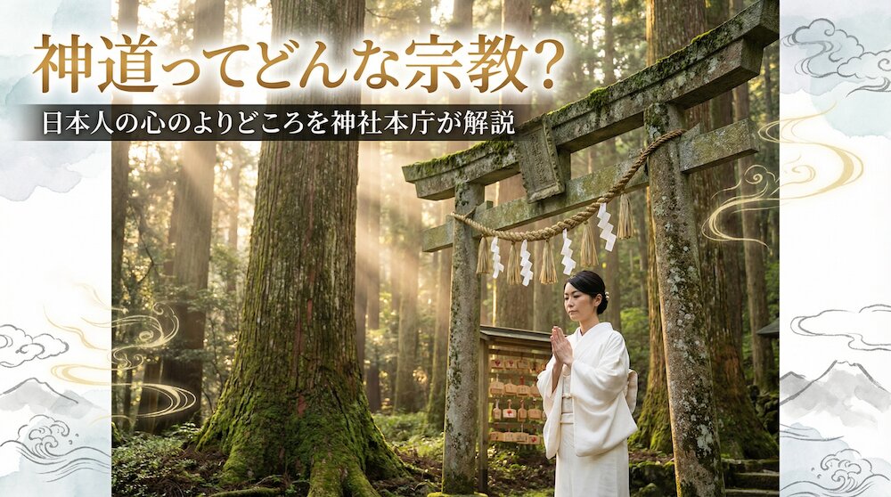 神道ってどんな宗教？日本人の心のよりどころを神社本庁が解説